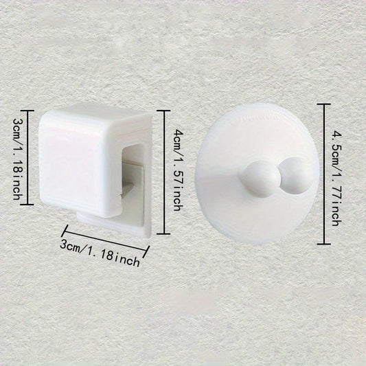 2pcs Toothpaste Toothbrush Storage Clip Wall mounted Bathroom Accessories