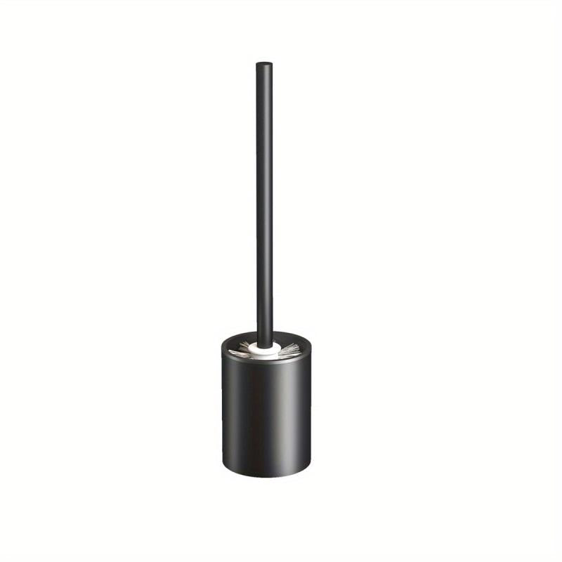Wall Mounted Toilet Brush with Long Handle and Holder