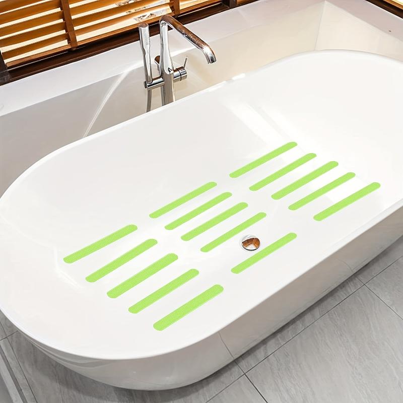 8pcs Luminous Bathroom Non slip Stickers Anti slip Shower Tread Sticker