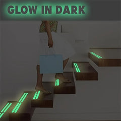 8pcs Luminous Bathroom Non slip Stickers Anti slip Shower Tread Sticker