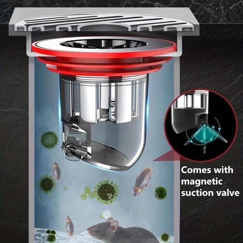 Insect Proof Floor Drain Filter Magnetic Suction