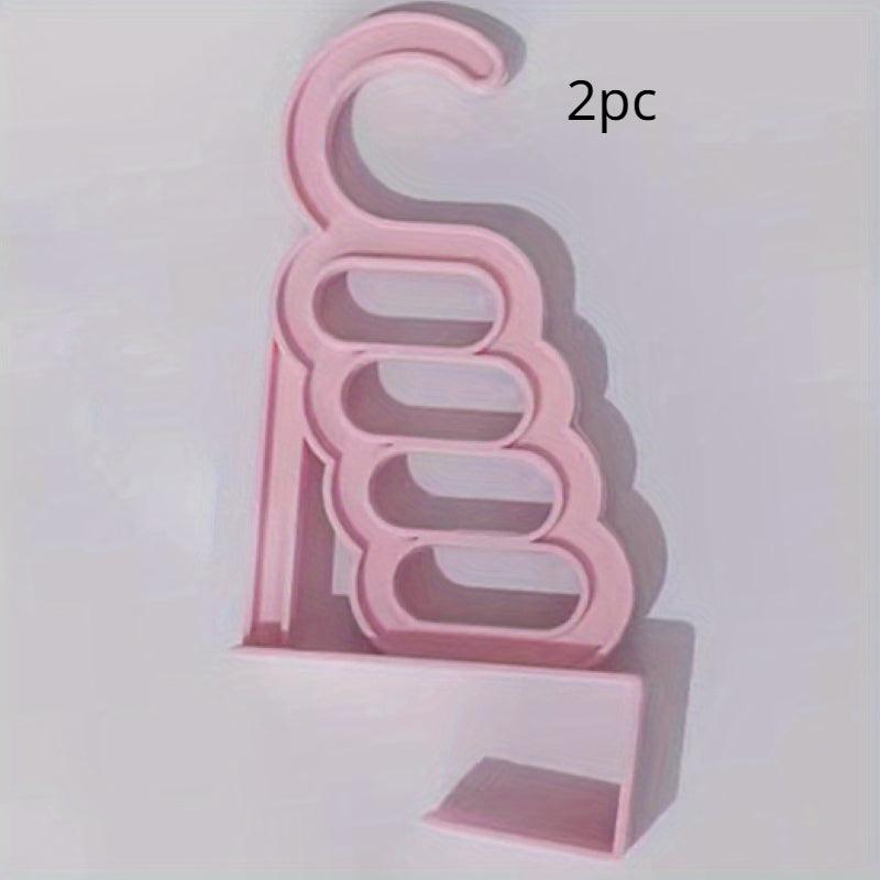 2pcs Over Door Clothes Drying Rack Multifunction Towel Clothes Storage