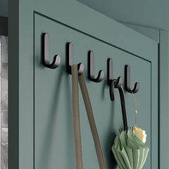 Wall Organizer Hook Key Cloth Hanger Holder Rack Bathroom Towel Rack