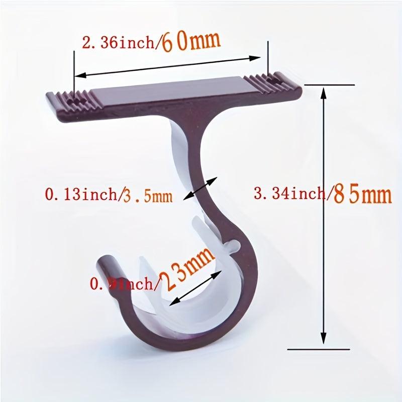 1pc Curtain Rod Holder Heavy Duty Drapery Rod Holders Bathroom Accessories