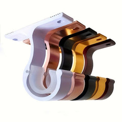1pc Curtain Rod Holder Heavy Duty Drapery Rod Holders Bathroom Accessories