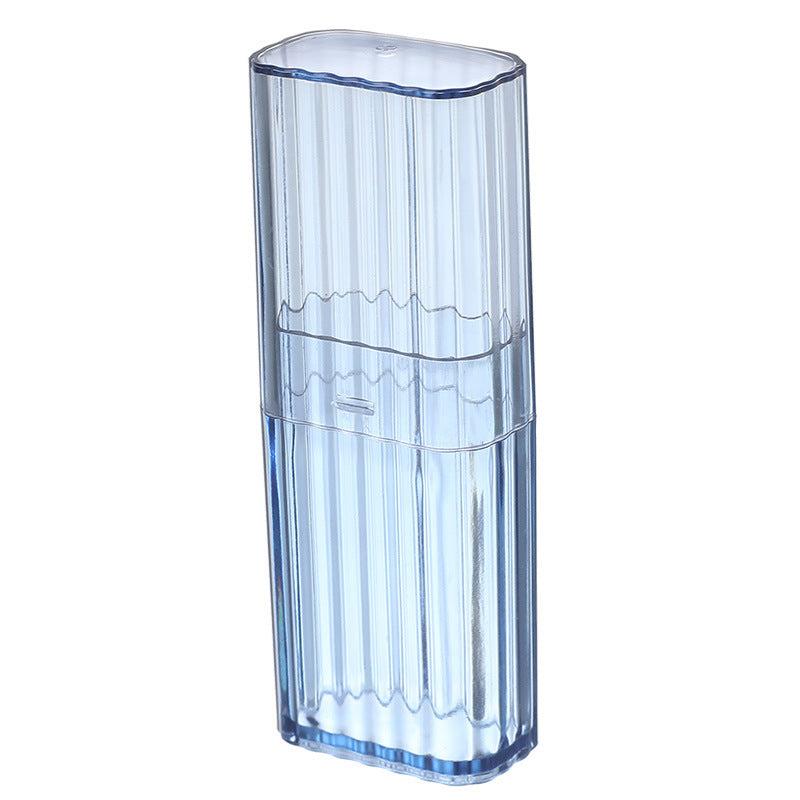 Travel Makeup Organizer Box, Transparent Cosmetics Holder, Swab Case