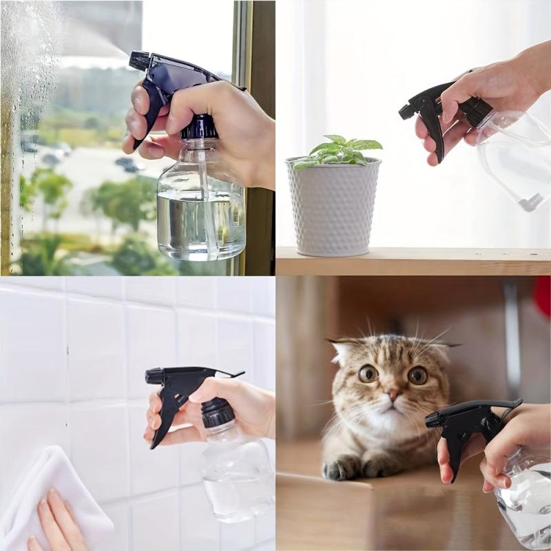 7pcs Plastic Spray Bottles Adjustable Nozzle Leak Proof Water Sprayer Refill
