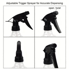 7pcs Plastic Spray Bottles Adjustable Nozzle Leak Proof Water Sprayer Refill