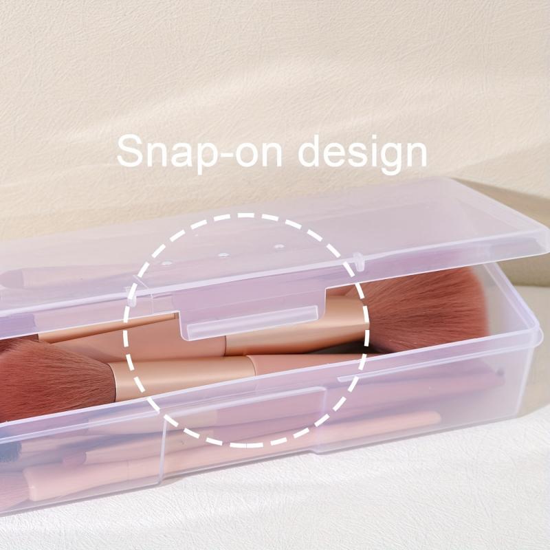 Clear Makeup Brush Holder Organizer Eyeliners Display Case