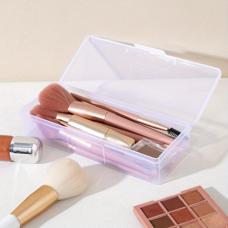 Clear Makeup Brush Holder Organizer Eyeliners Display Case