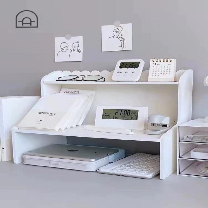 Desktop Shelf Storage Rack Office Desk Organizer Small Shelf