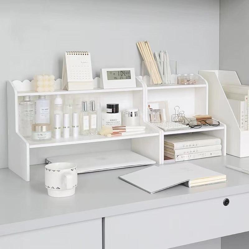 Desktop Shelf Storage Rack Office Desk Organizer Small Shelf