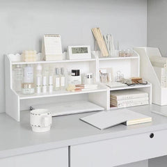 Desktop Shelf Storage Rack Office Desk Organizer Small Shelf