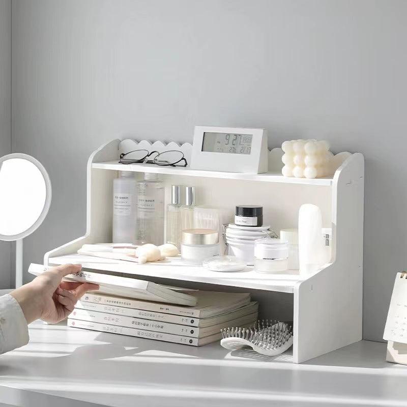 Desktop Shelf Storage Rack Office Desk Organizer Small Shelf