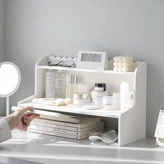 Desktop Shelf Storage Rack Office Desk Organizer Small Shelf