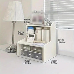 Desktop Shelf Storage Rack Office Desk Organizer Small Shelf