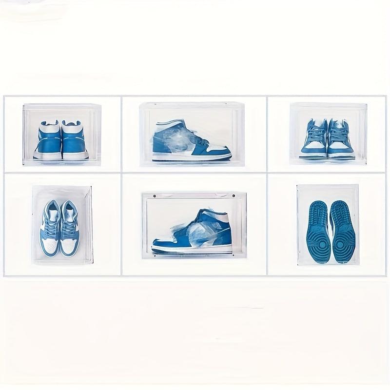 Stackable Clear Shoe Storage Box Organizer Drawer Dust-proof