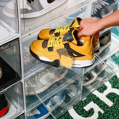 Stackable Clear Shoe Storage Box Organizer Drawer Dust-proof