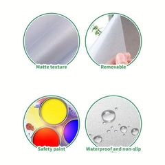 6pcs Bathtub Appliques Waterproof Sticker Self Adhesive Removable