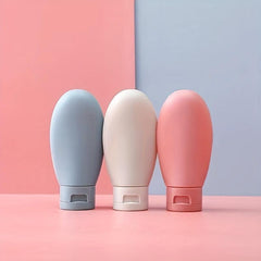 3pcs Portable Cosmetic Squeeze Bottle for Travel Lotion Dispenser