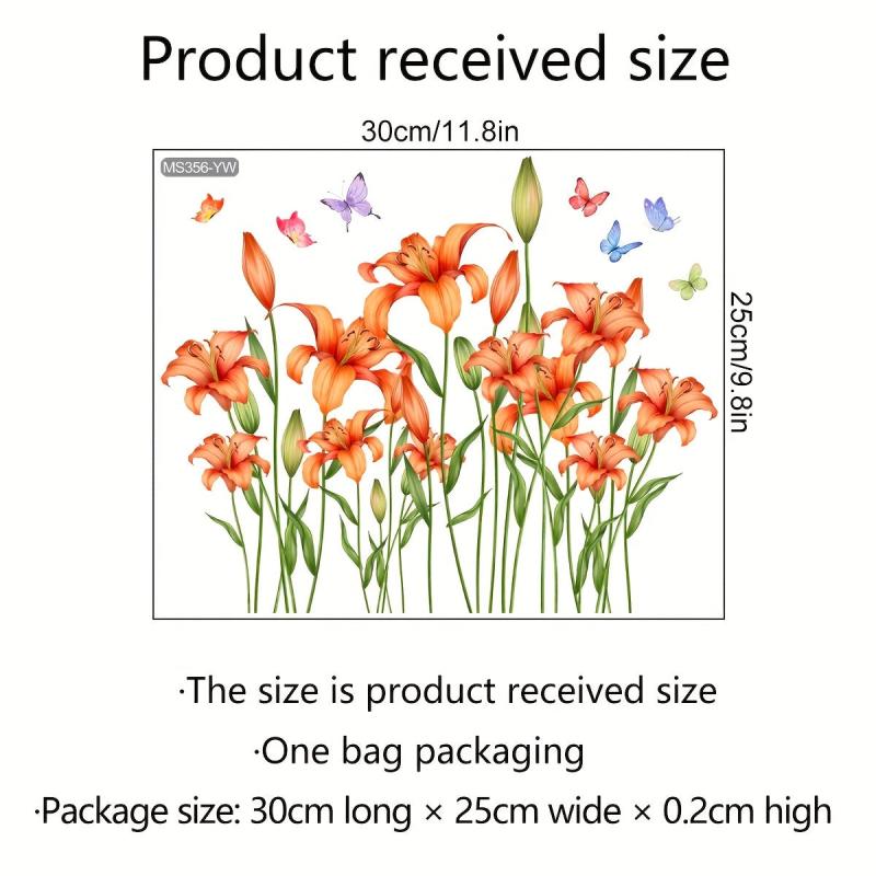 Flower Pattern Toilet Lid Decal - Add a Touch of Fun!