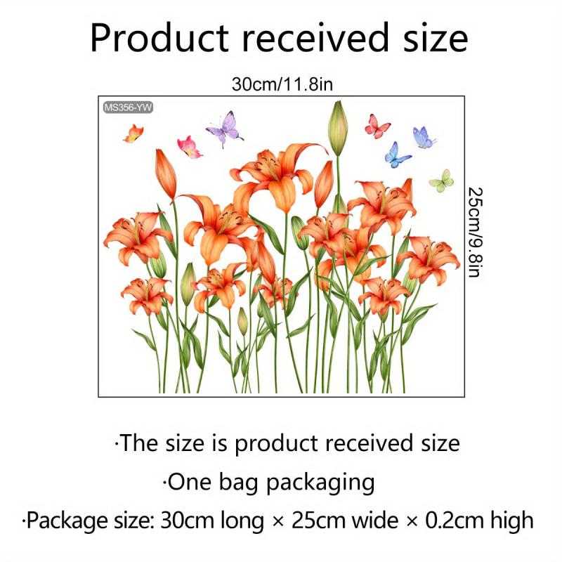 Flower Pattern Toilet Lid Decal - Add a Touch of Fun!
