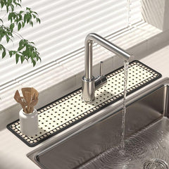 1pc Sink Faucet Mat Quick Drying Pad Diatom Mud Absorbent Mat