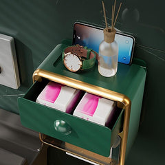 Toilet Tissue Box Wall Mounted Paper Drawer