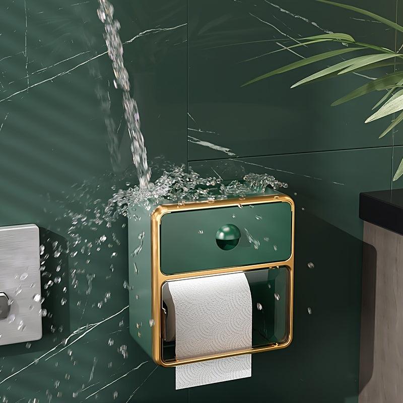 Toilet Tissue Box Wall Mounted Paper Drawer