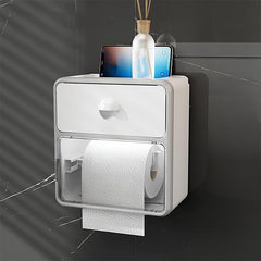 Toilet Tissue Box Wall Mounted Paper Drawer