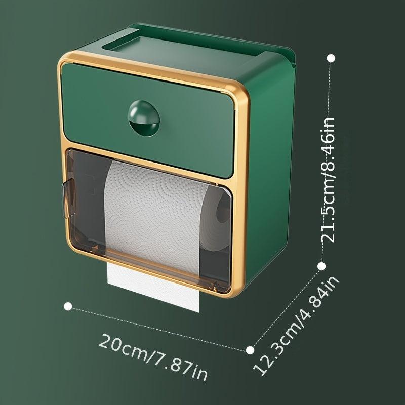 Toilet Tissue Box Wall Mounted Paper Drawer