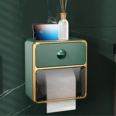 Toilet Tissue Box Wall Mounted Paper Drawer
