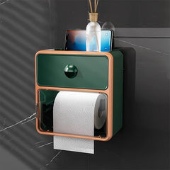 Toilet Tissue Box Wall Mounted Paper Drawer
