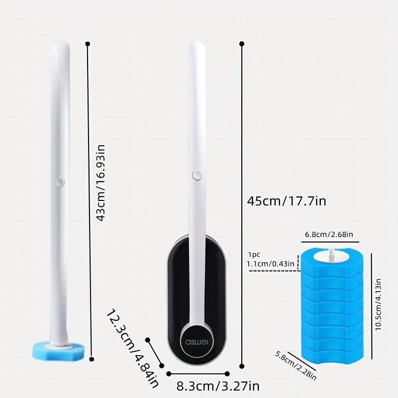 Toilet Brush Holder Set, Wall Mounted Bathroom Cleaning Tool
