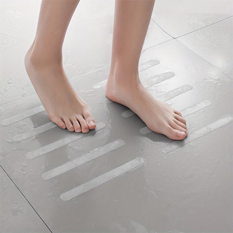 5pcs Bathroom Shower Anti skid Pad Floor Anti skid Strip