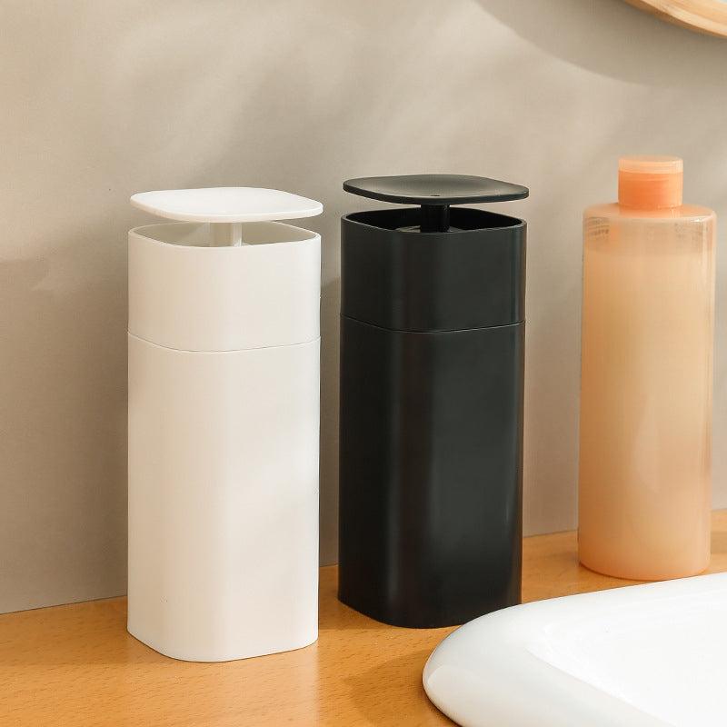 Plastic Soap Dispenser Countertop Press Type Lotion Bottle Bathroom