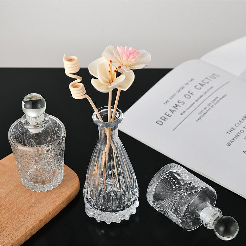 Refillable Clear Glass Diffuser Bottle Aromatherapy
