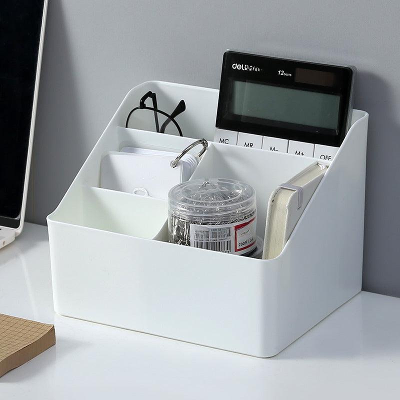 Desktop Plastic Storage Box grid Cosmetics Finishing Box