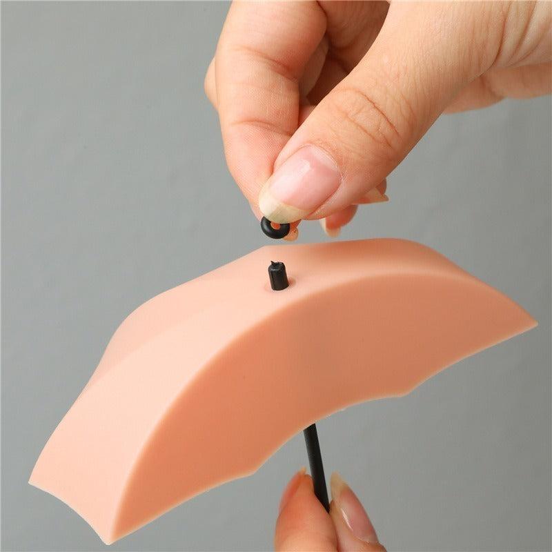 Umbrella Shaped Wall Hook Punch Door Hook Sundries Hanger Bathroom Decor