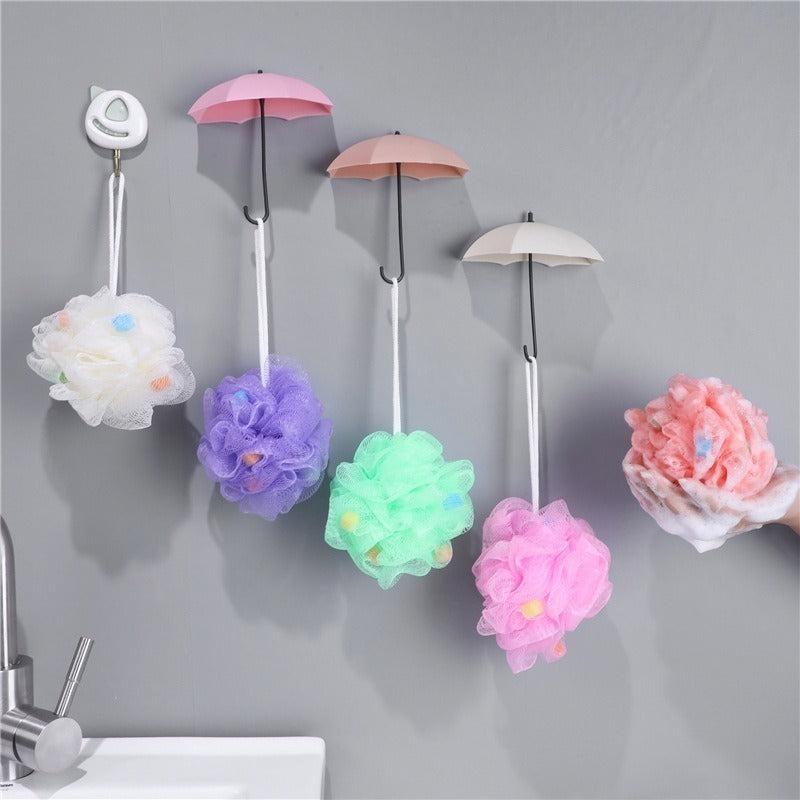 Umbrella Shaped Wall Hook Punch Door Hook Sundries Hanger Bathroom Decor