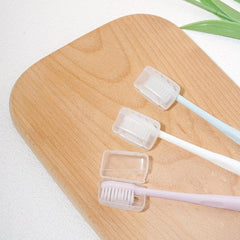 15pcs Clear Toothbrush Dust Cover Travel Friendly Protects Head