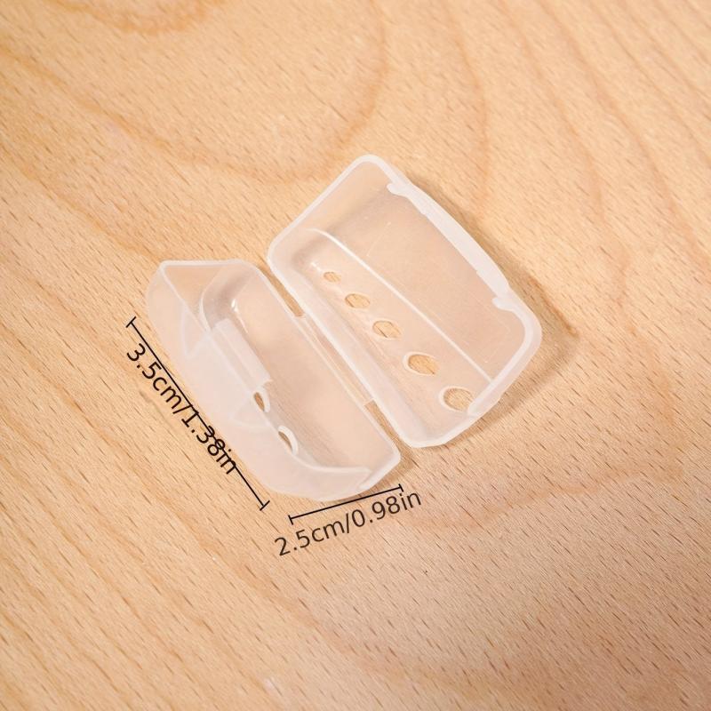 15pcs Clear Toothbrush Dust Cover Travel Friendly Protects Head