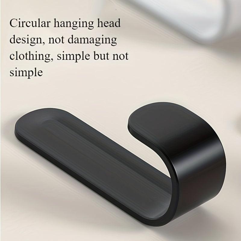 6pcs Self Adhesive J Hooks for Towel Key Cloth Hanger