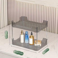 2 Tiers Multifunctional Storage Rack Bathroom Makeup Organizer