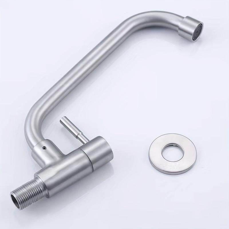 SUS304 Stainless Steel Faucet Embedded Single Cold Sink Faucet