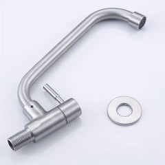 SUS304 Stainless Steel Faucet Embedded Single Cold Sink Faucet