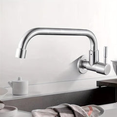 SUS304 Stainless Steel Faucet Embedded Single Cold Sink Faucet