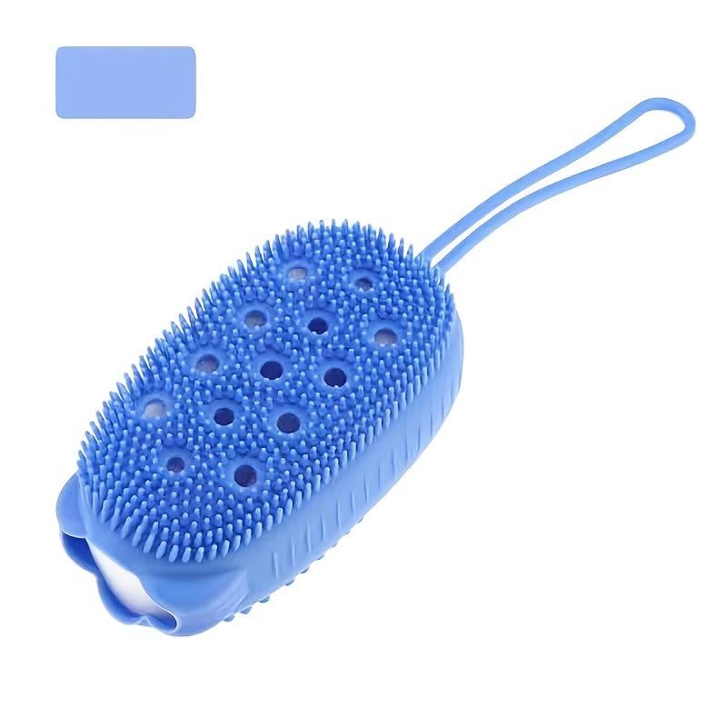 Double-Sided Bath Brush for Bubble Scrubbing