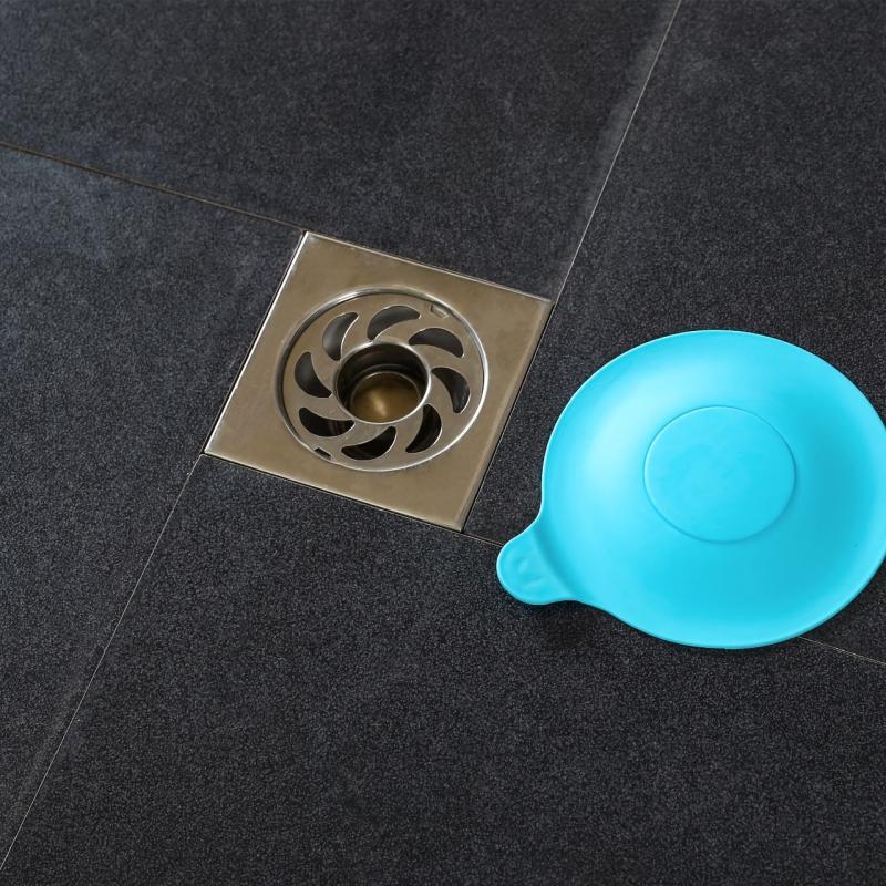 3pcs Sink Filter Hair Catcher Silicone Anti Clog Hair Stopper