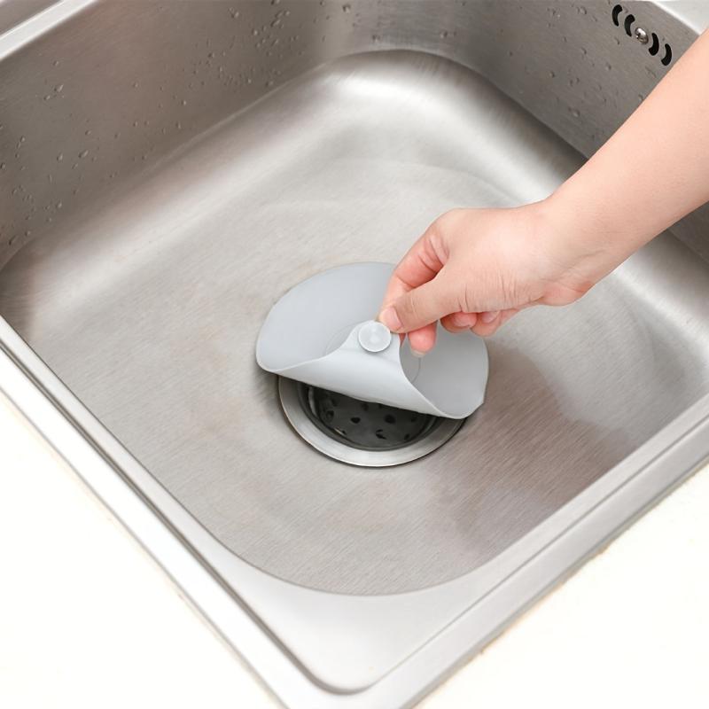3pcs Sink Filter Hair Catcher Silicone Anti Clog Hair Stopper